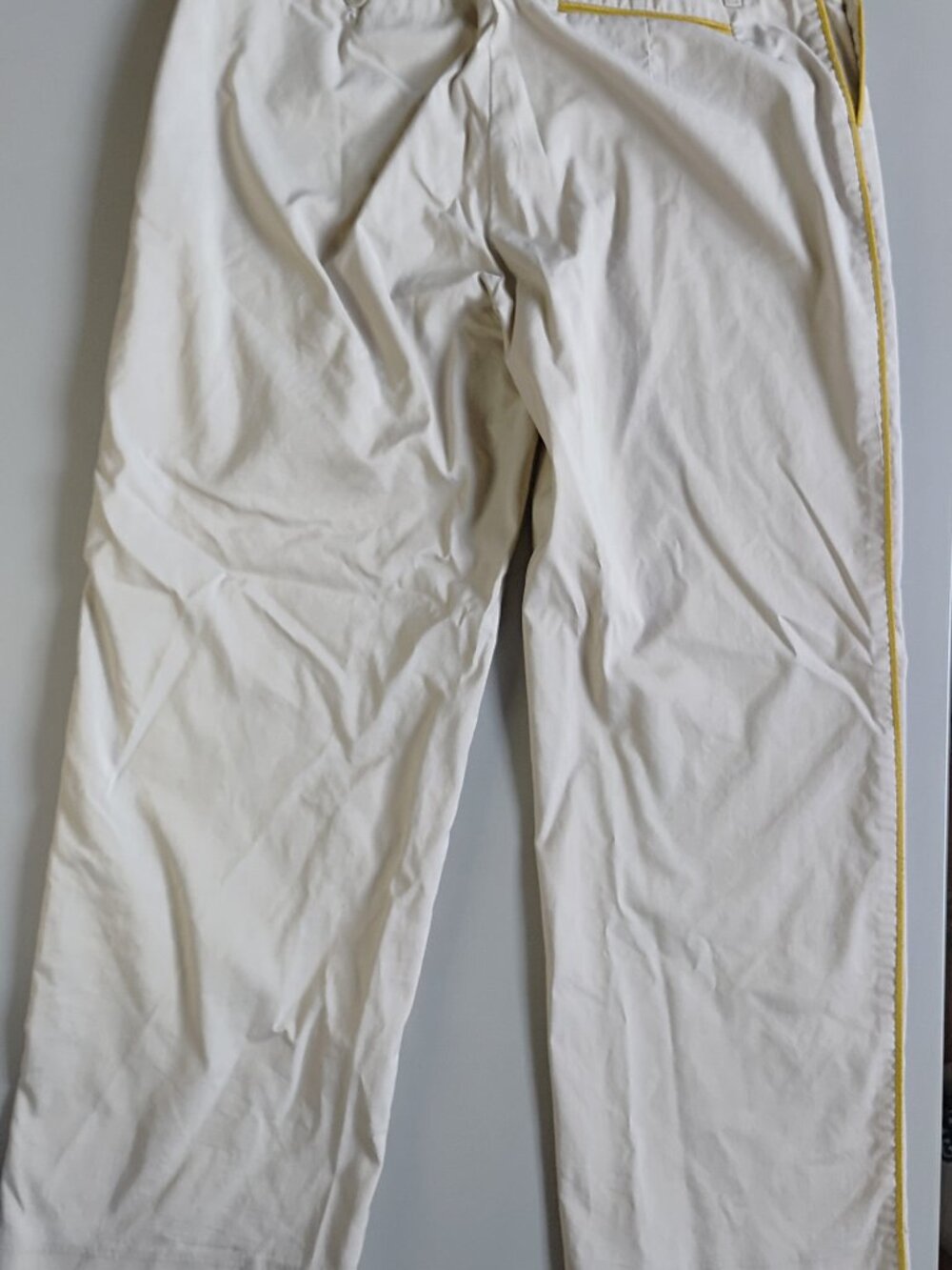 Club Monaco women girls pants size 2 vintage cream color made in Canada